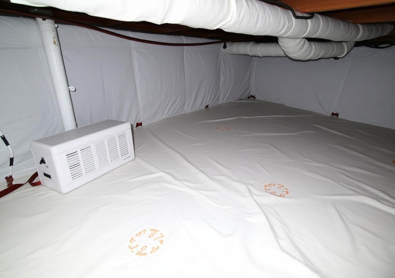 Crawl Space Encapsulation — after