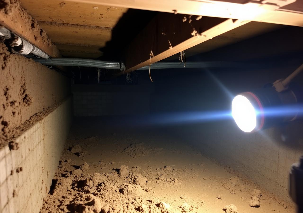 Crawl Space Encapsulation — before